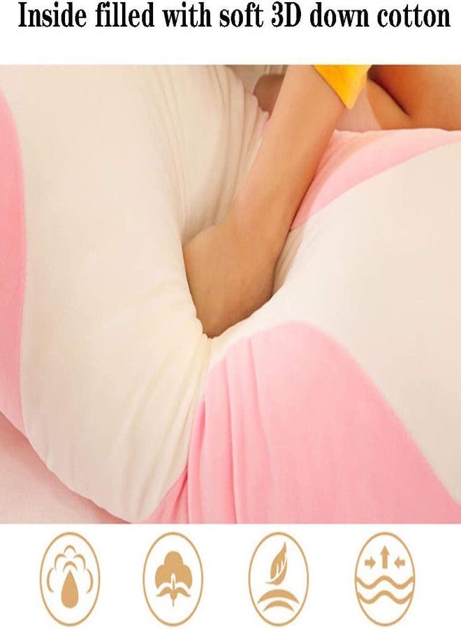 TechMax Solution وسادة قطة طويلة من TechMax Solution، وسادة قطة ناعمة للعناق، وسادة محشوة، وسادة قطة لطيفة للنوم، هدية للأطفال - Image 2